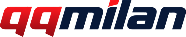 Logo qqmilan platform hiburan online Indonesia